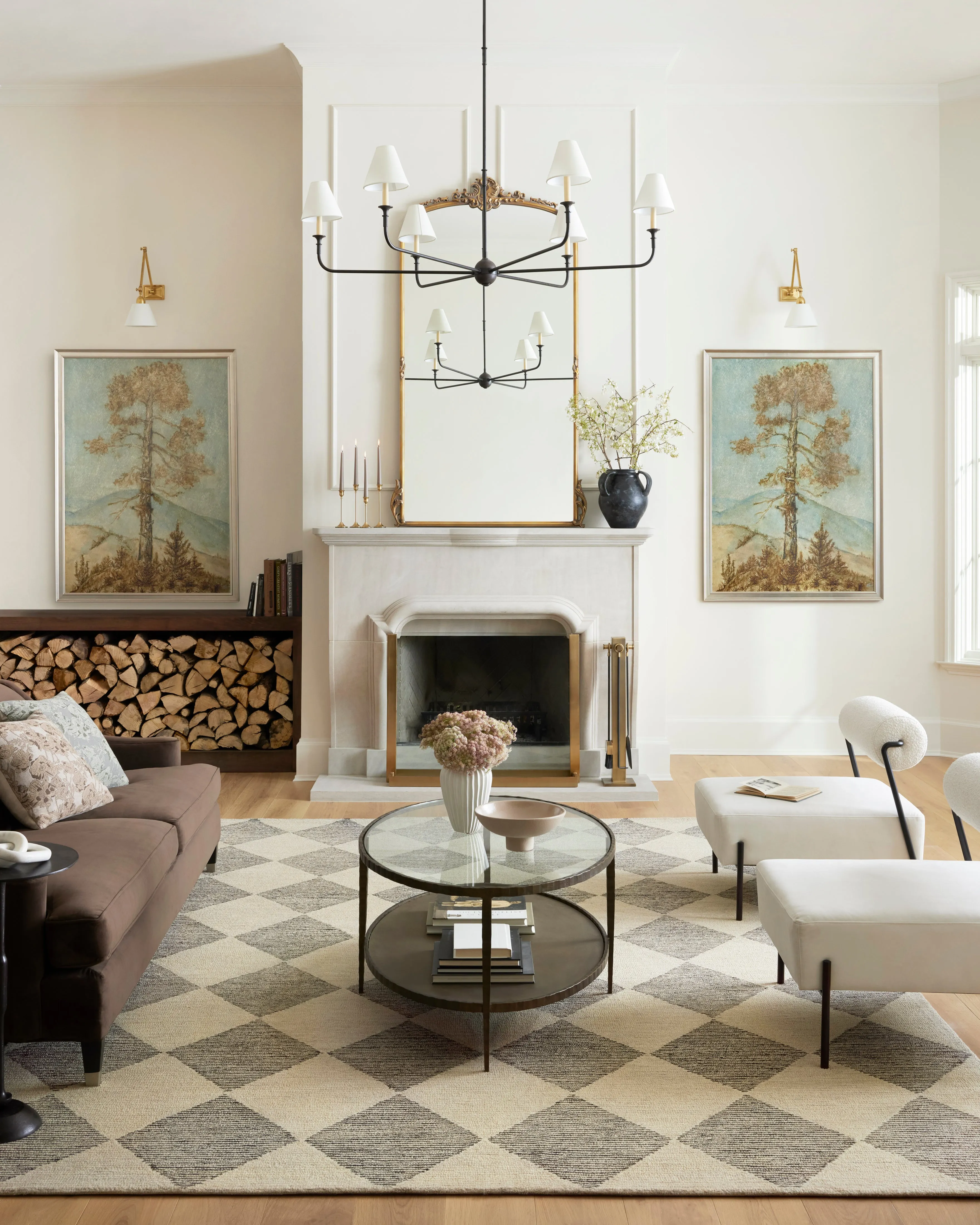 Chris Loves Julia x Loloi Francis Beige / Charcoal Rug