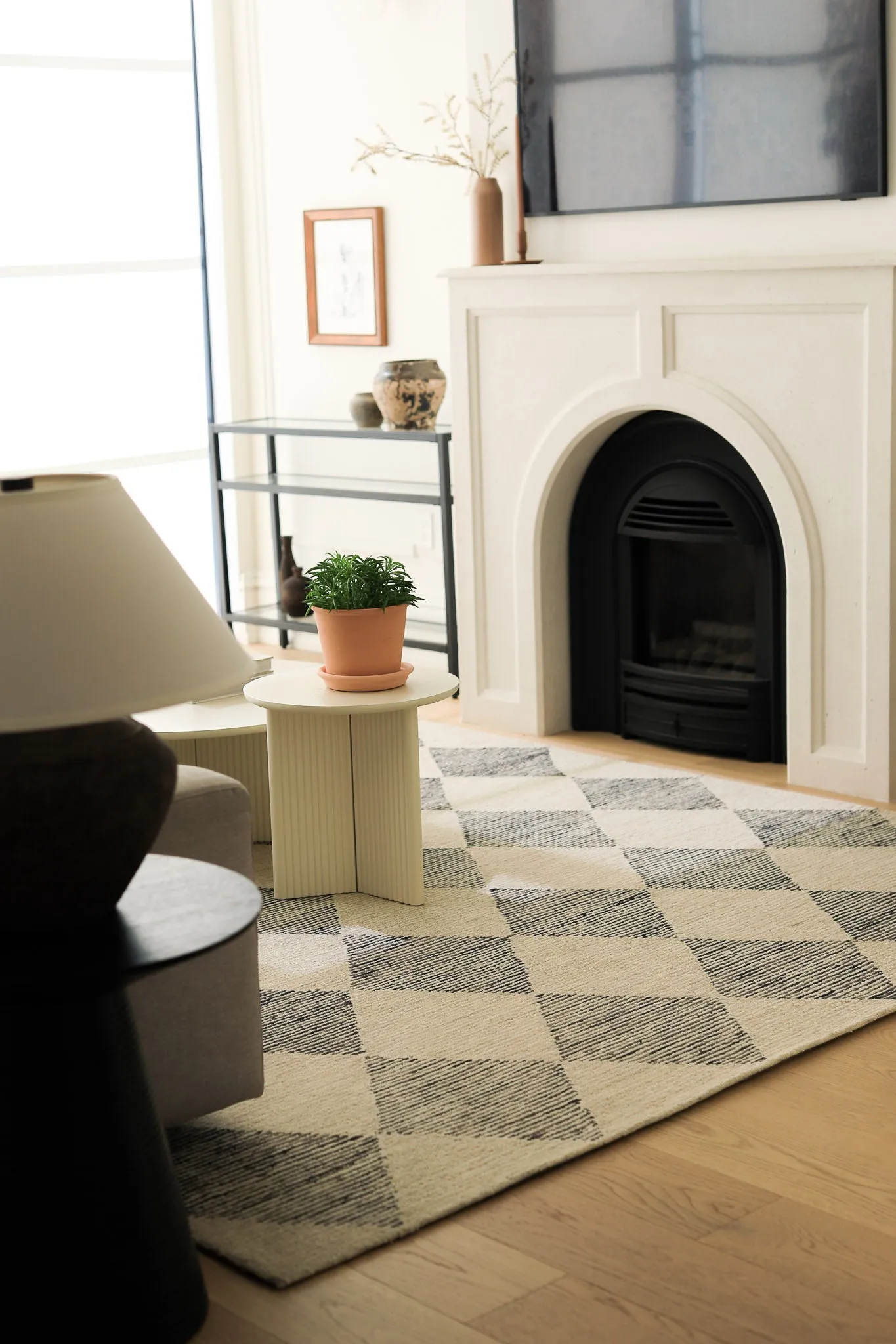Chris Loves Julia x Loloi Francis Beige / Charcoal Rug