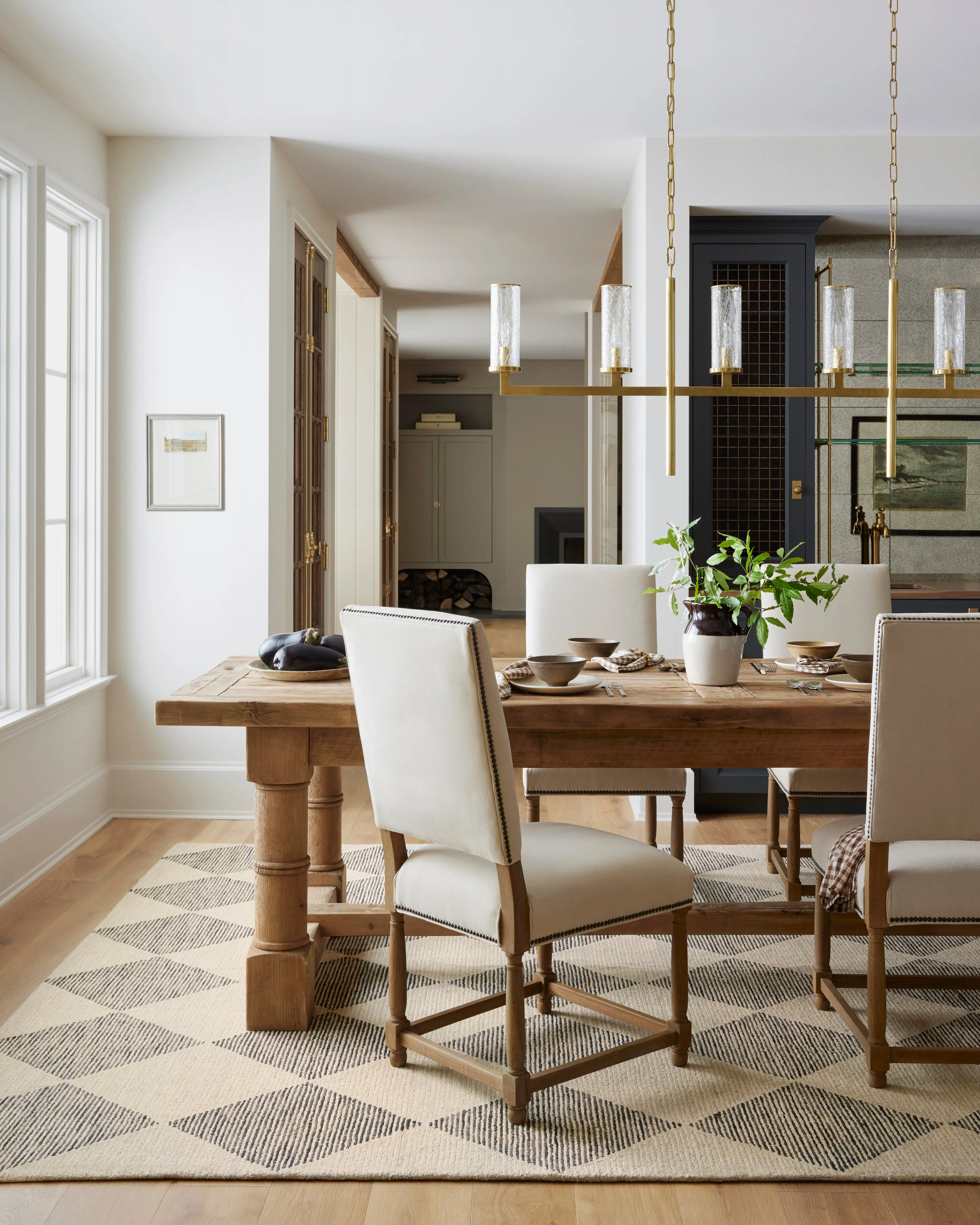Chris Loves Julia x Loloi Francis Beige / Charcoal Rug