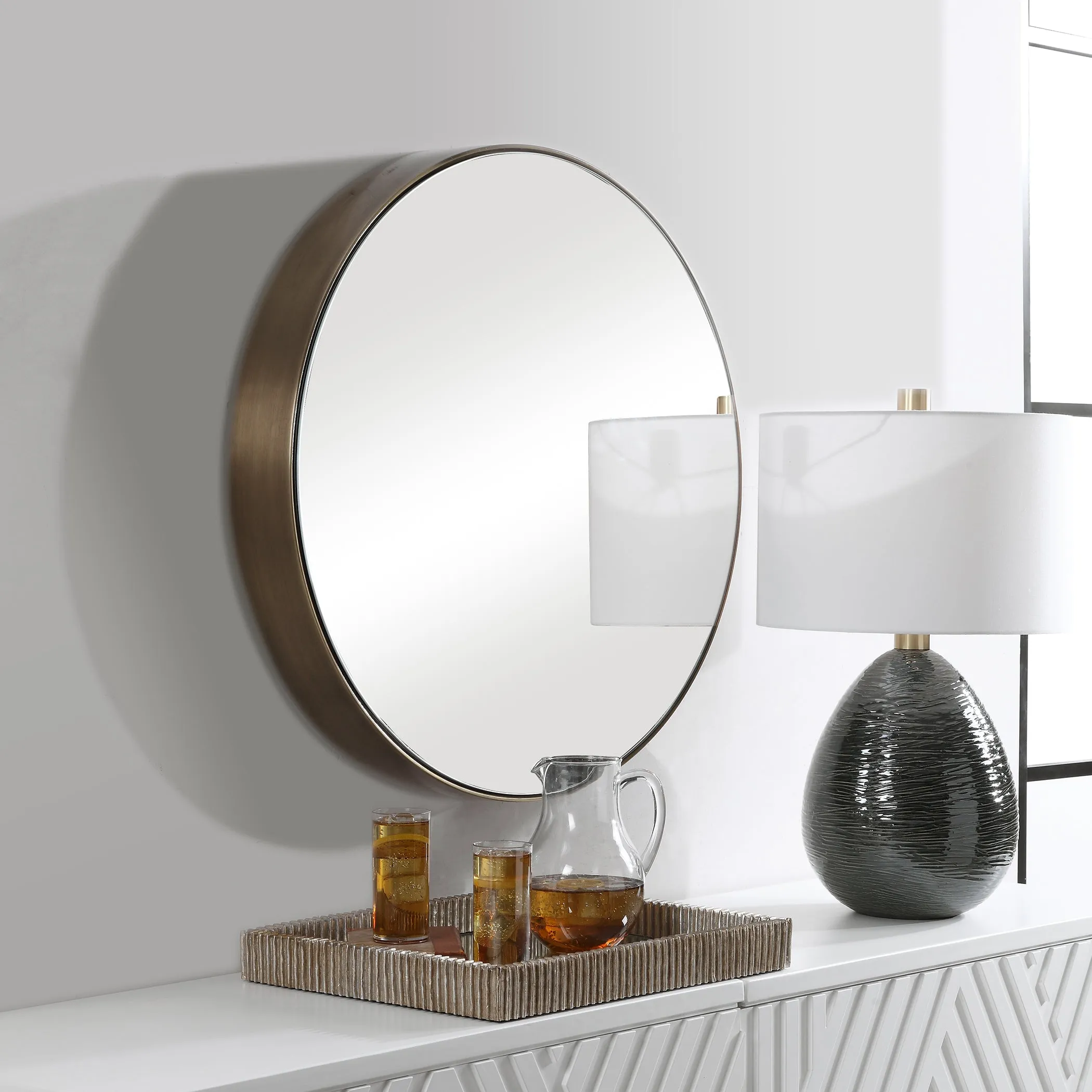 Coulson Modern Round Mirror