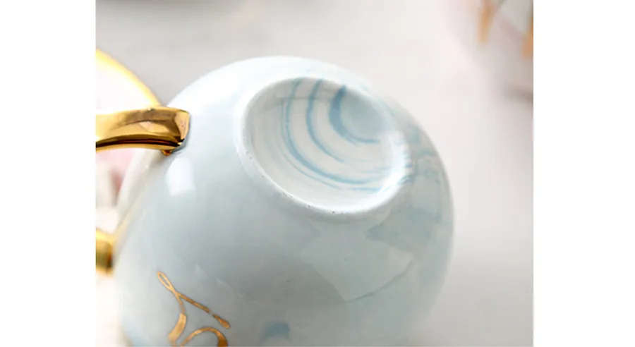 Creative Marble Design Porcelain Breakfast Coffee Mug