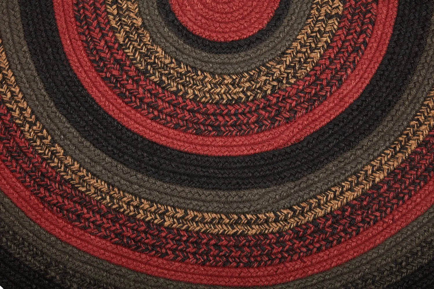 Cumberland Half Circle Braided Rug 16.5x33"