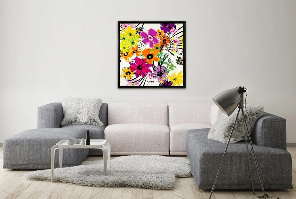 Daisies Abstract 2 | Canvas Art Print