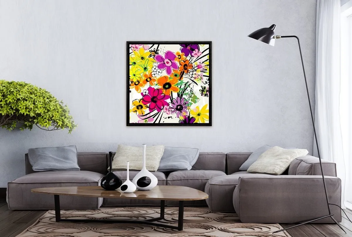 Daisies Abstract 2 | Canvas Art Print