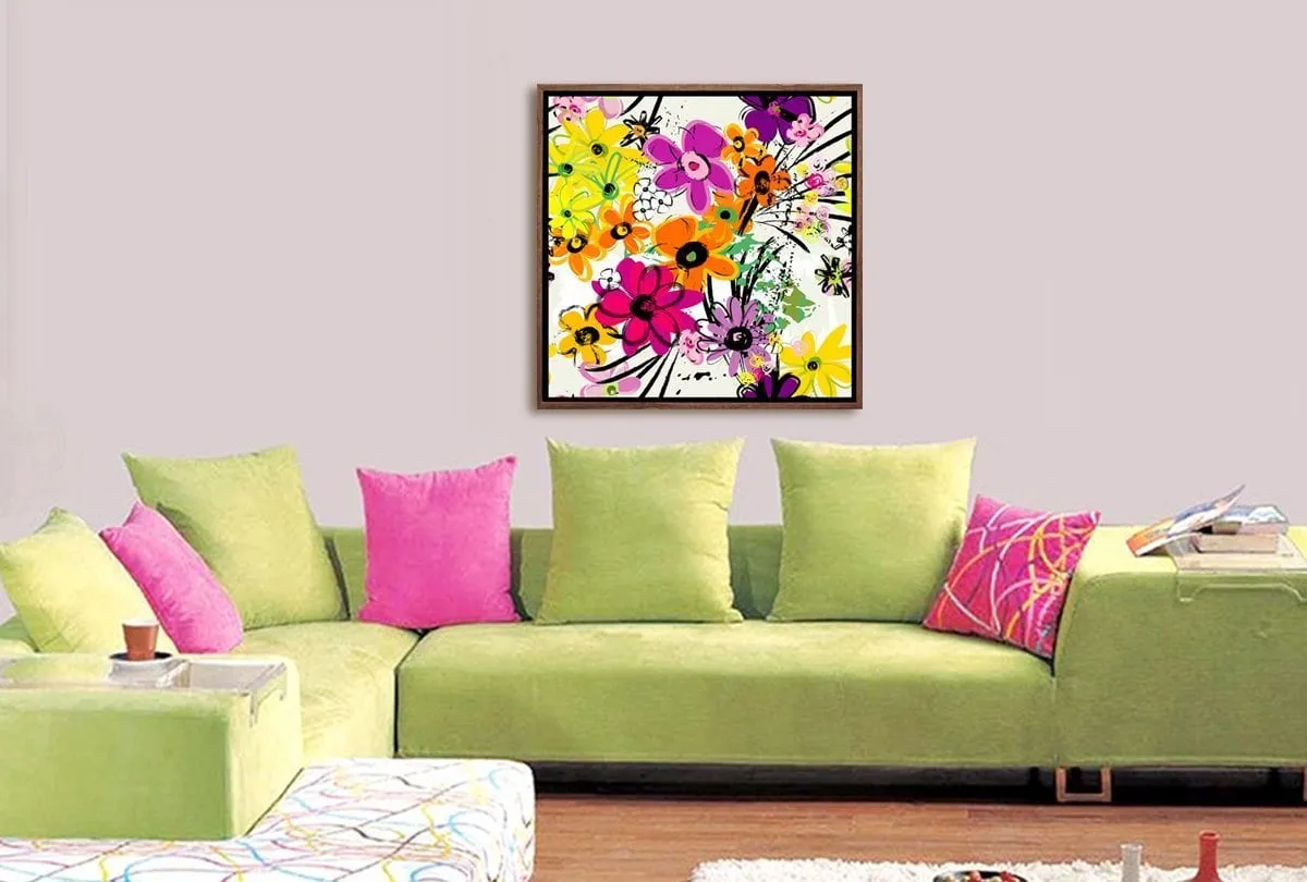 Daisies Abstract 2 | Canvas Art Print