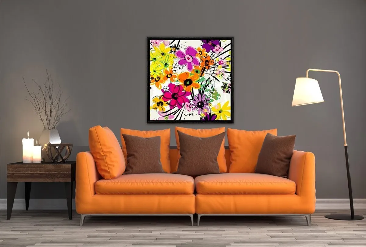 Daisies Abstract 2 | Canvas Art Print