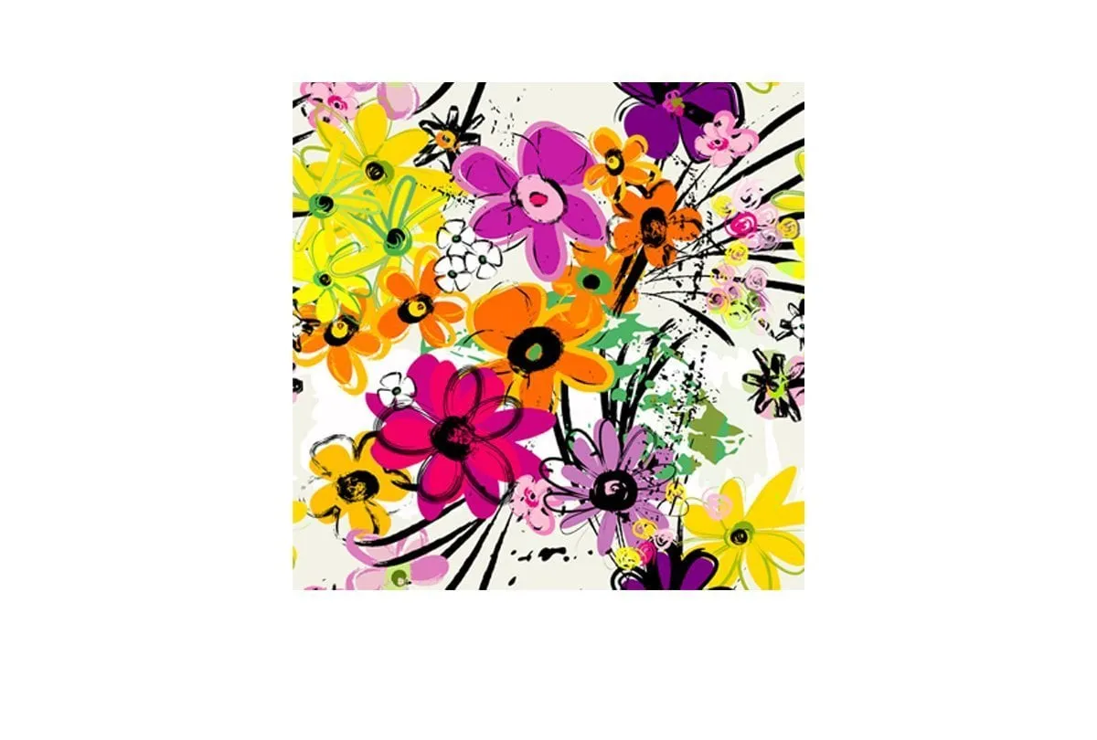 Daisies Abstract 2 | Canvas Art Print
