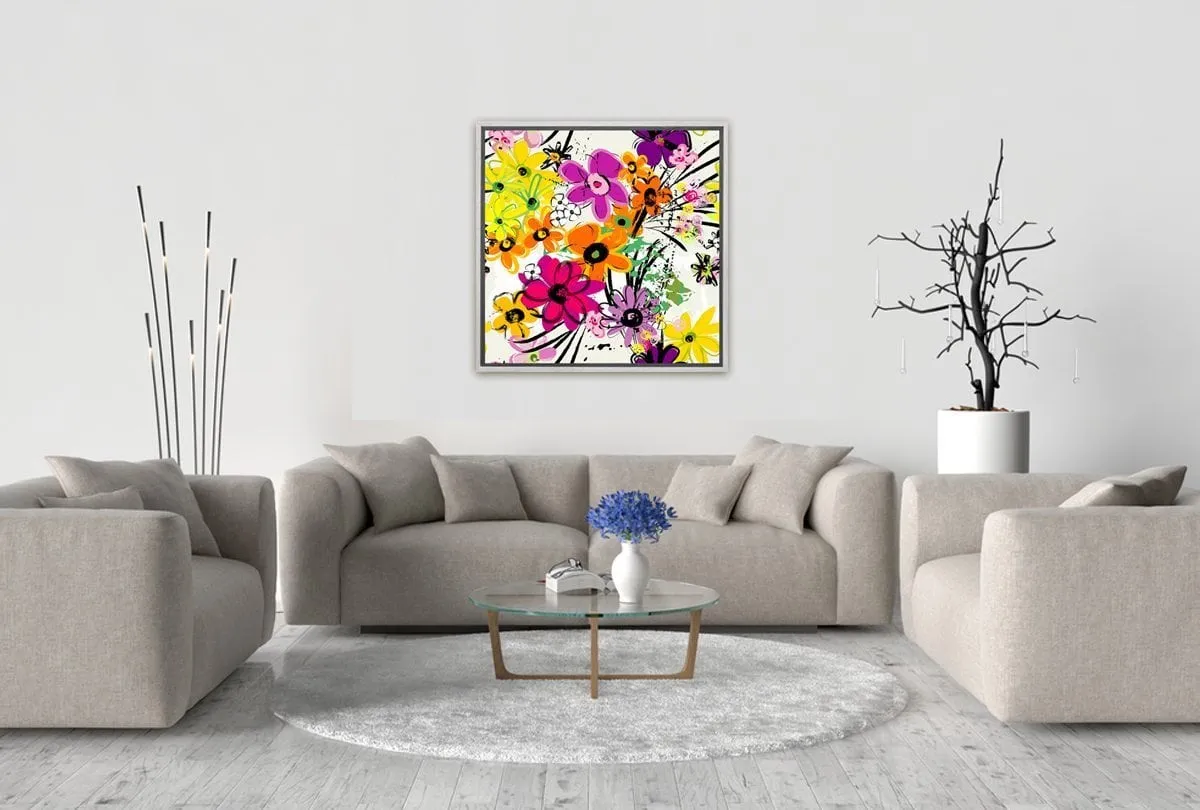 Daisies Abstract 2 | Canvas Art Print