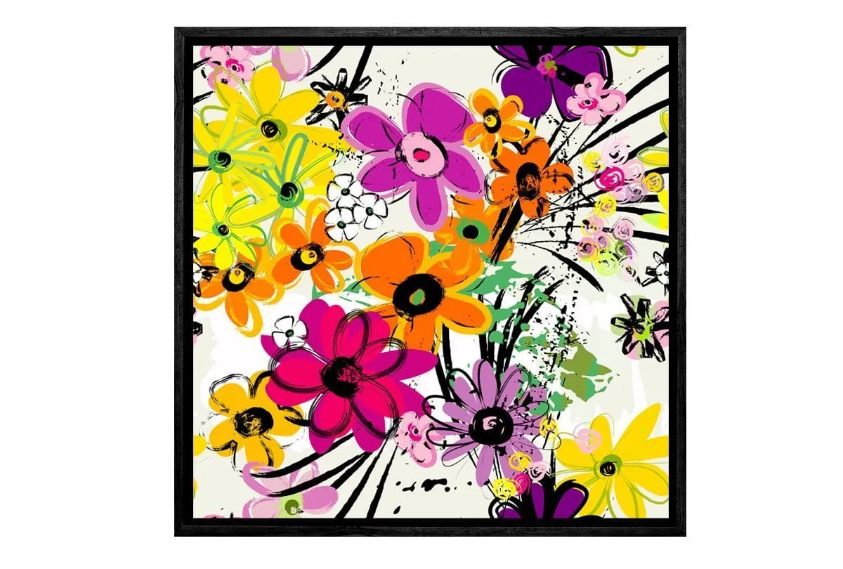 Daisies Abstract 2 | Canvas Art Print