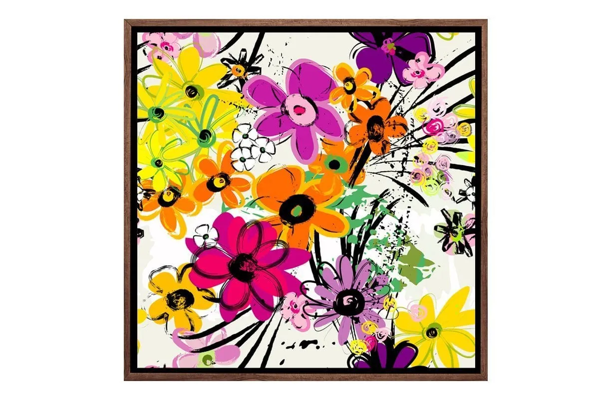Daisies Abstract 2 | Canvas Art Print