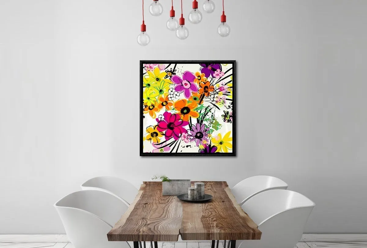 Daisies Abstract 2 | Canvas Art Print