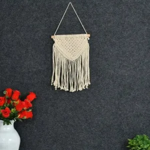 Double Triangle Macrame Wall Hanger | 8 x 14 inches