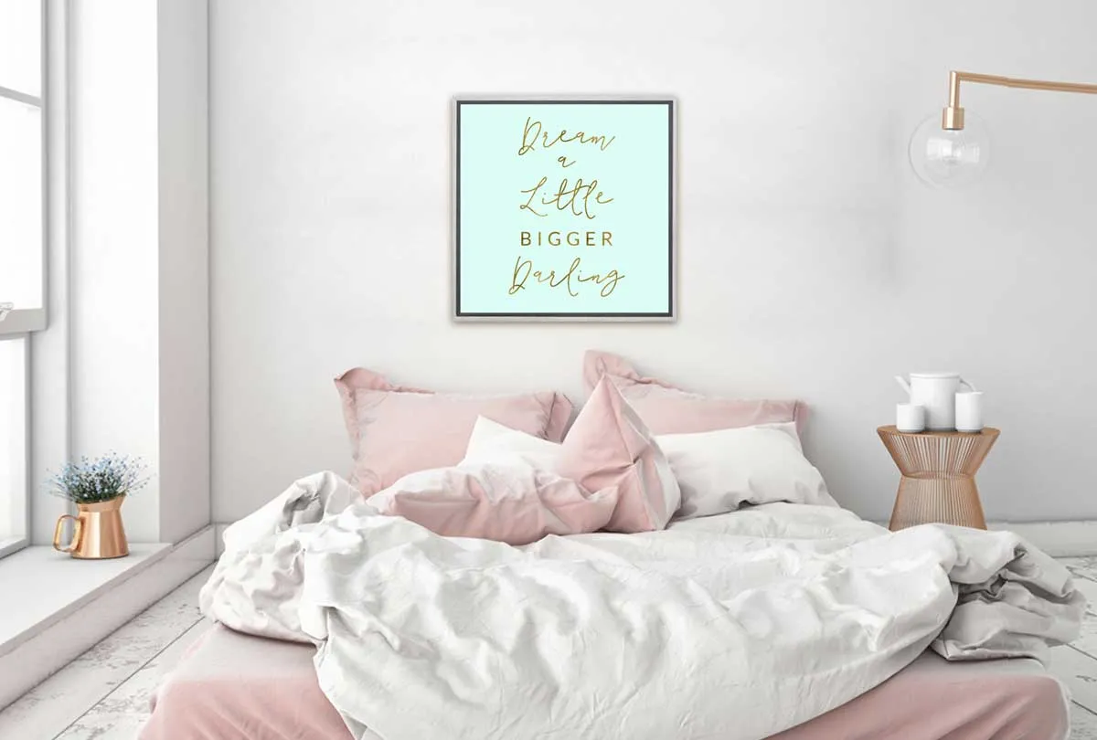Dream Bigger | Canvas Wall Art Print