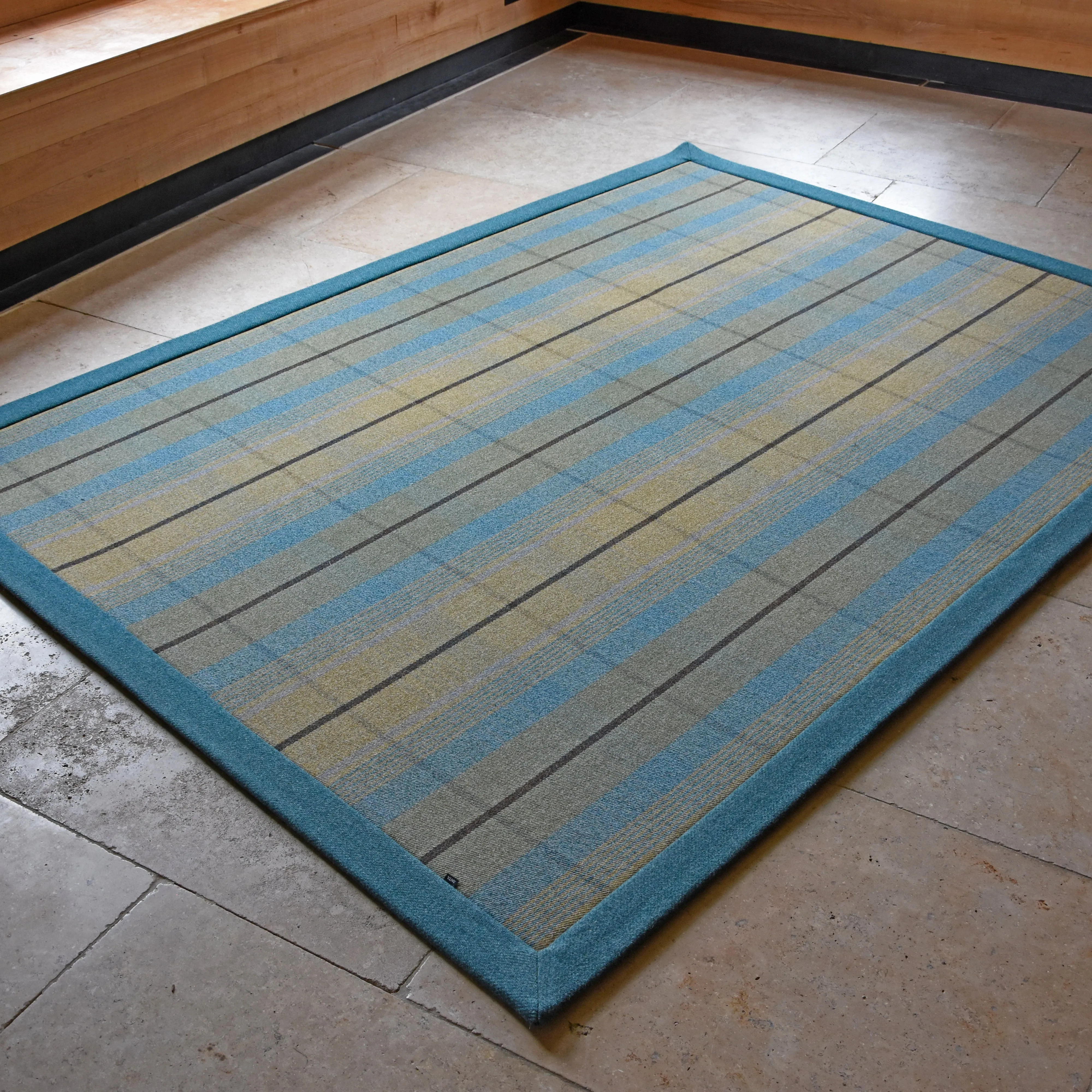 Duncan Macgillivray Rug With Skara Brae Binding