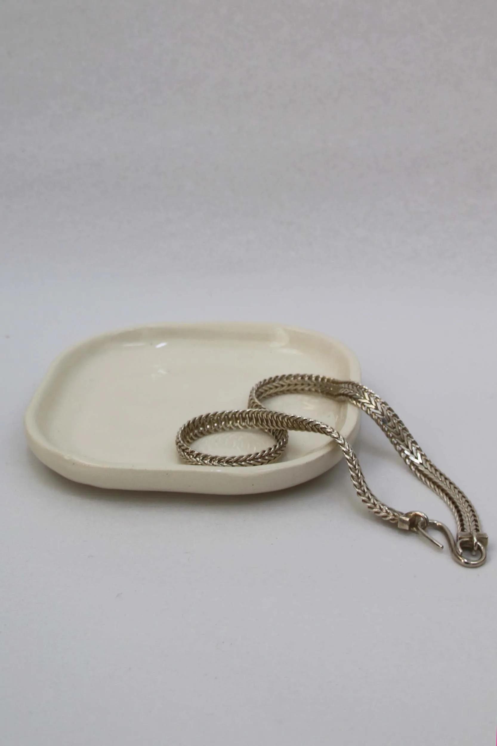El Al plate- white