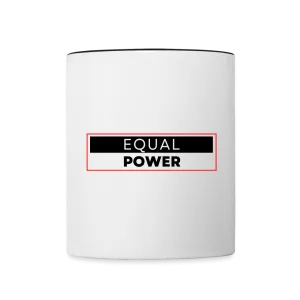 Equal Power Contrast Coffee Mug - EPV-Red
