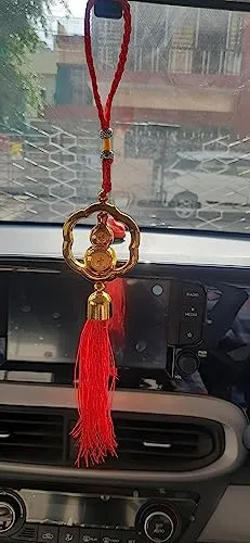 Evil Eye Wind Chime for Home & Office Wall Hanging for Home Protection | Car Hanging | Brings Positive Vibes & Removes Negative Energy | Turkish Evil Eye Wind Chime Gold Kalash