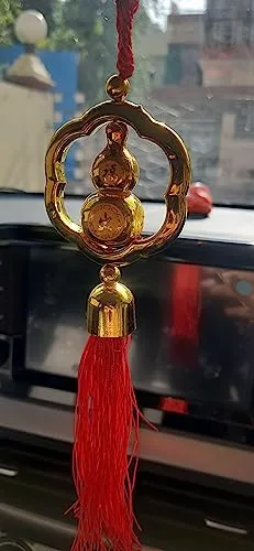 Evil Eye Wind Chime for Home & Office Wall Hanging for Home Protection | Car Hanging | Brings Positive Vibes & Removes Negative Energy | Turkish Evil Eye Wind Chime Gold Kalash
