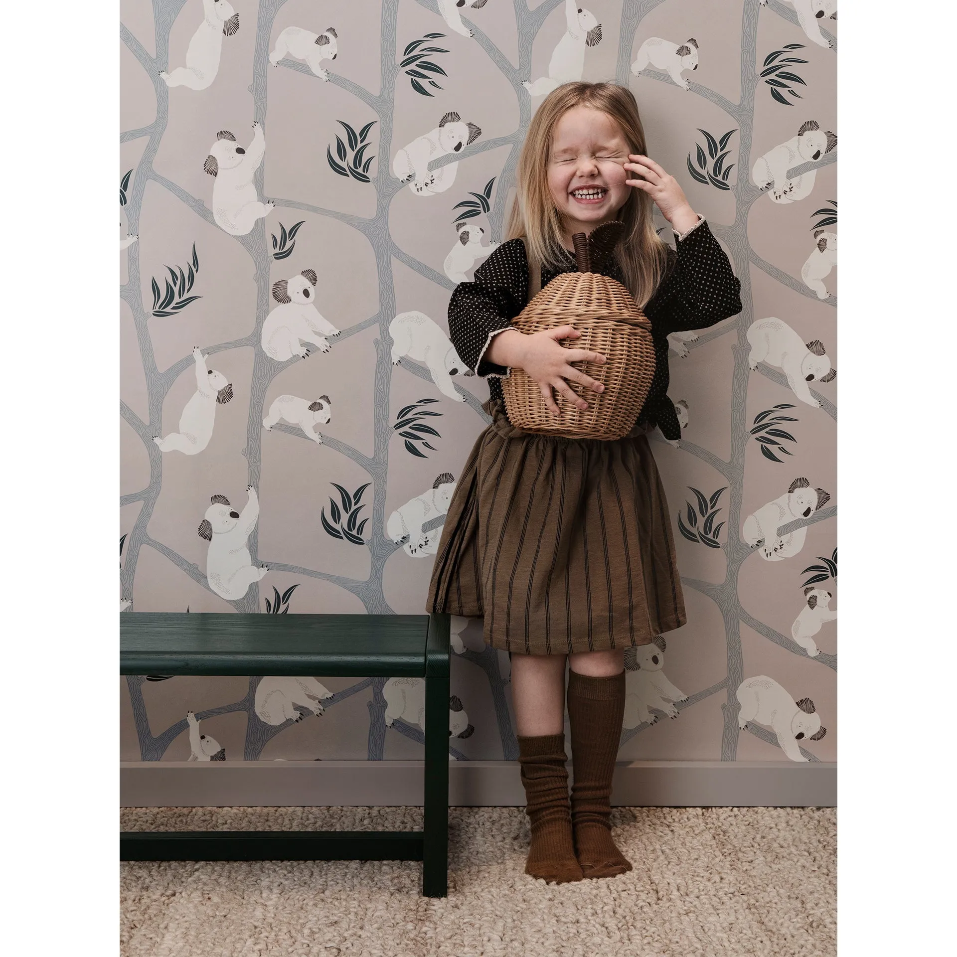 ferm LIVING Apple Braided Storage - Large - Natural