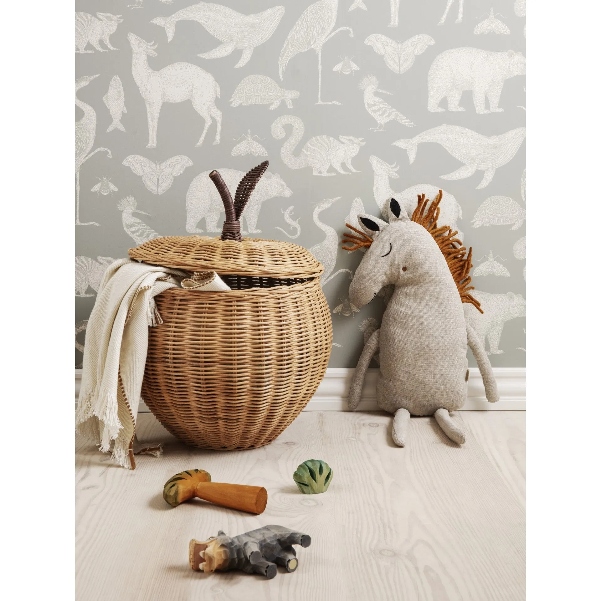 ferm LIVING Apple Braided Storage - Large - Natural