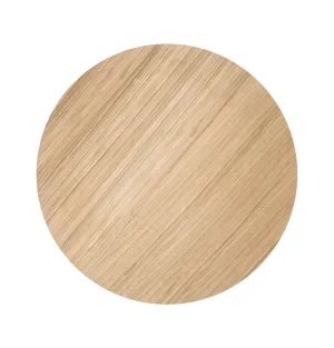 Ferm Living Wire Basket Top - Small - Oiled Oak Veneer