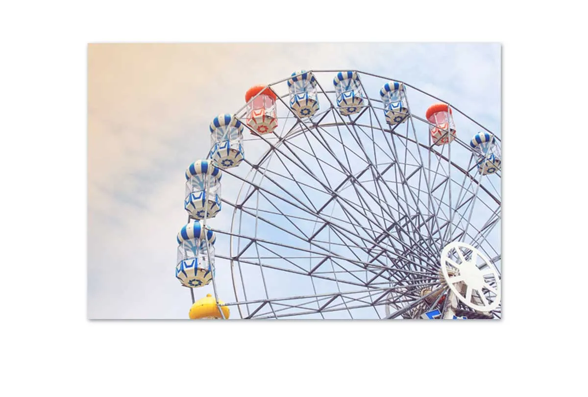 Ferris Wheel | Canvas Wall Art Print