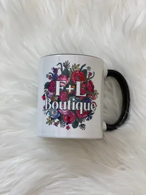 Floral Ceramic Mug - F L Boutique