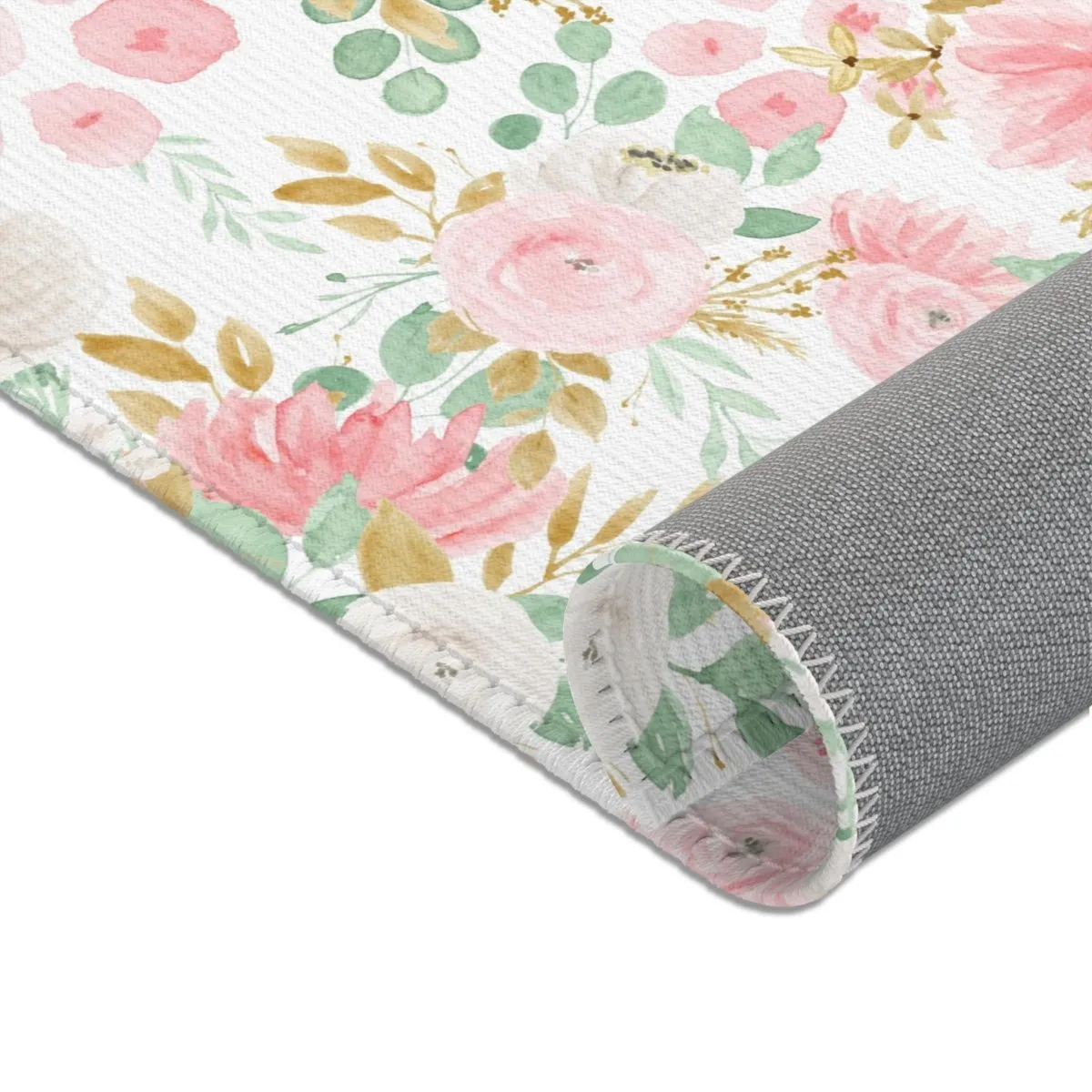 Floral Jungle Nursery Rug