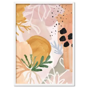 Garden of Earthly Delights | Peach - Art Print