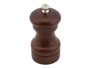 Genware SPWD10 Dark Wood Salt Or Pepper Grinder 10cm
