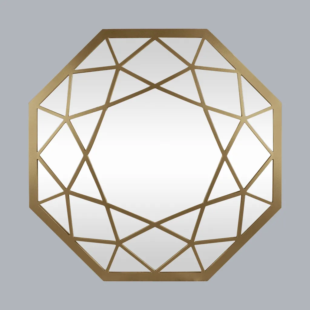 Geoid Mirror - Gold