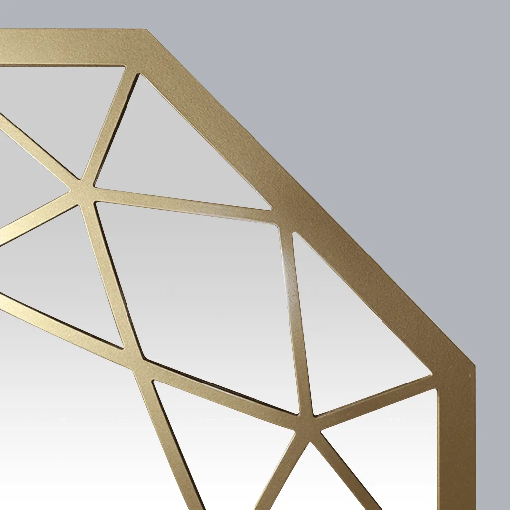 Geoid Mirror - Gold