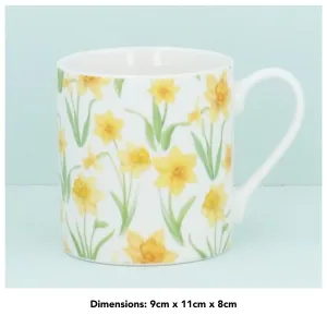 Gisela Graham 11cm Daffodil Bone China Mug