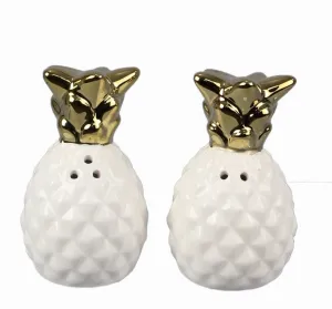 Gold Pineapple Salt and Pepper Set