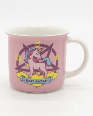 Hail Satan Pink Mug