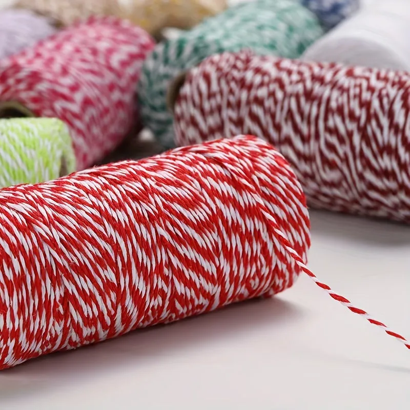 Handcrafted DIY Cotton Thread for Gift Packaging  Accessories