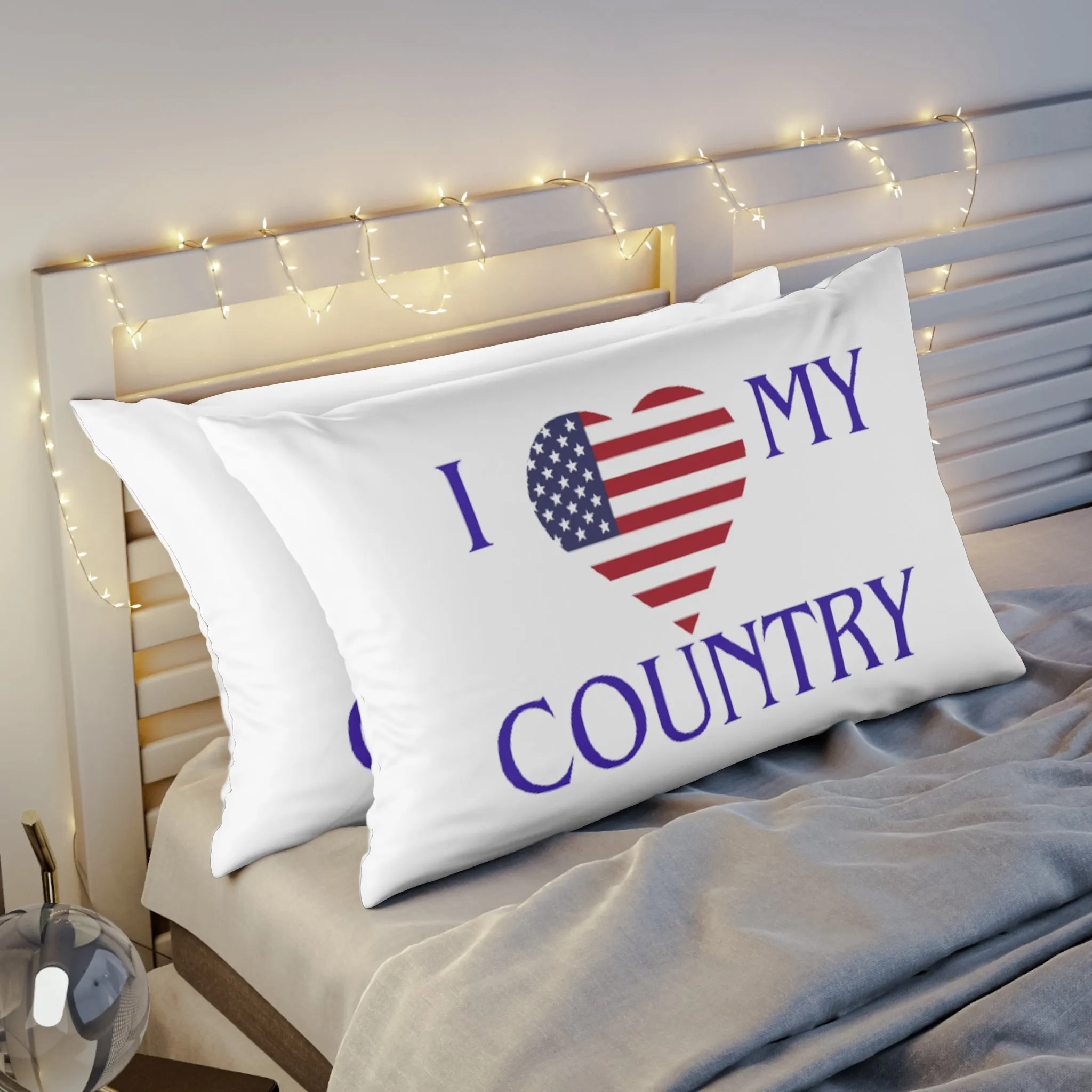 I love my Country America Pillow Sham
