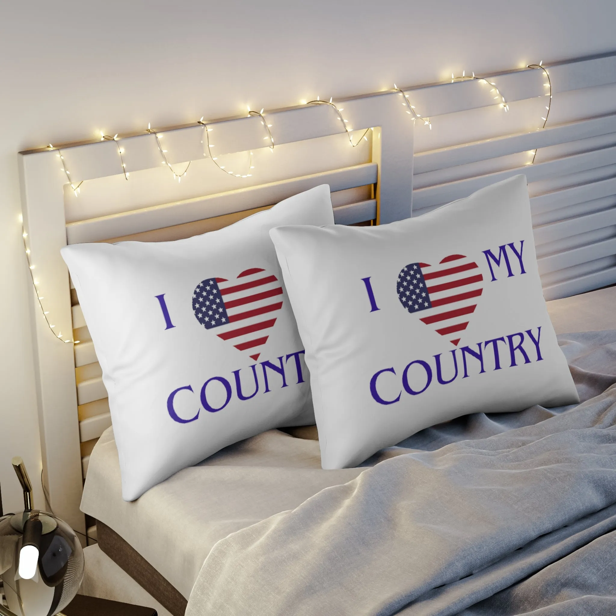 I love my Country America Pillow Sham