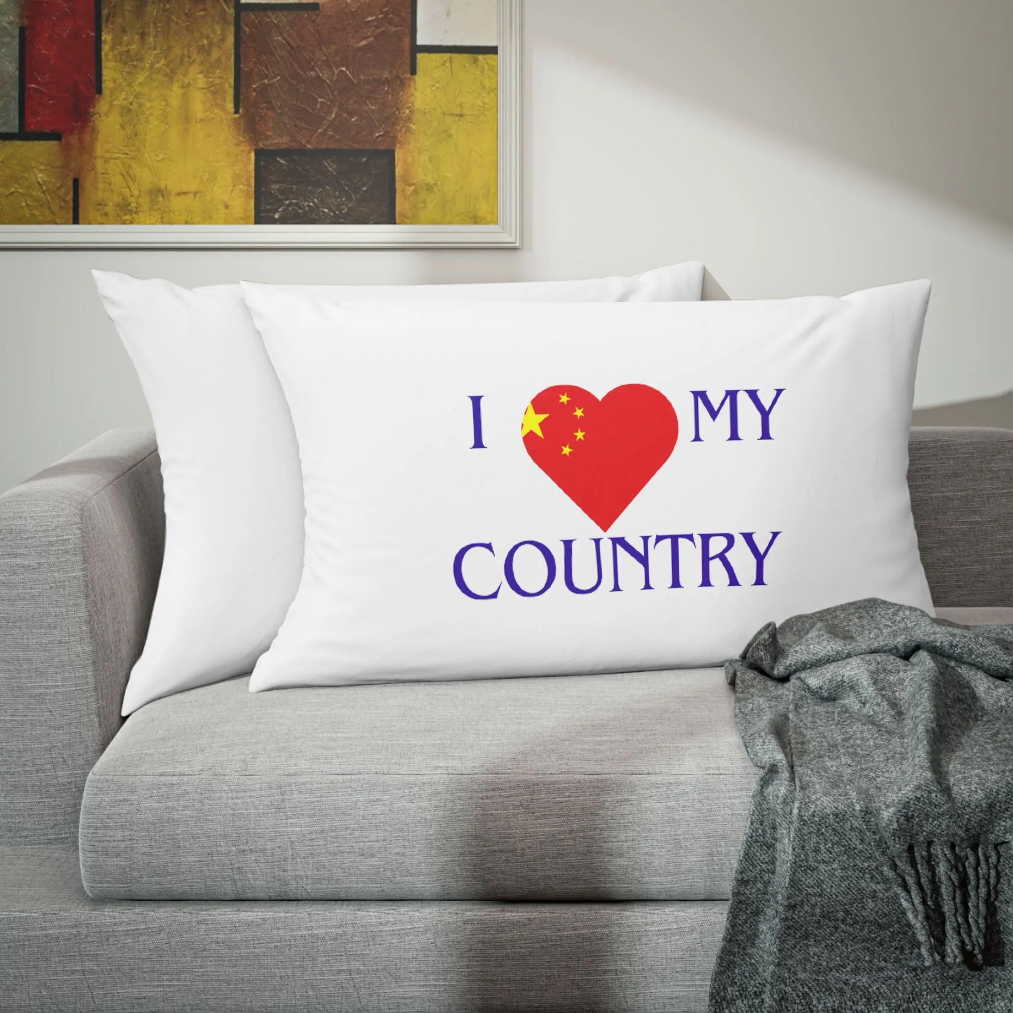 I love my country China Pillow Sham