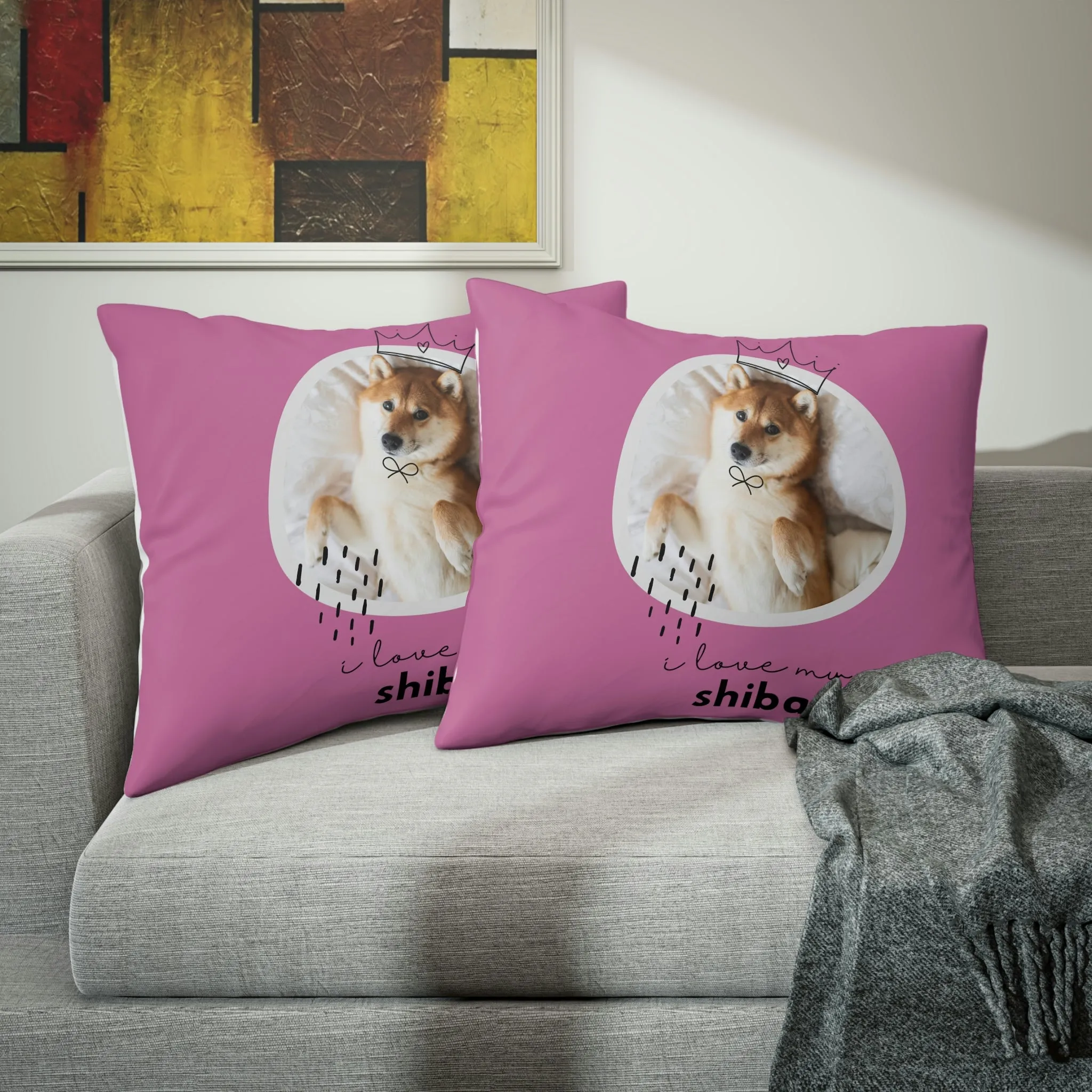 I love my Shiba Dog POD Pillow Sham