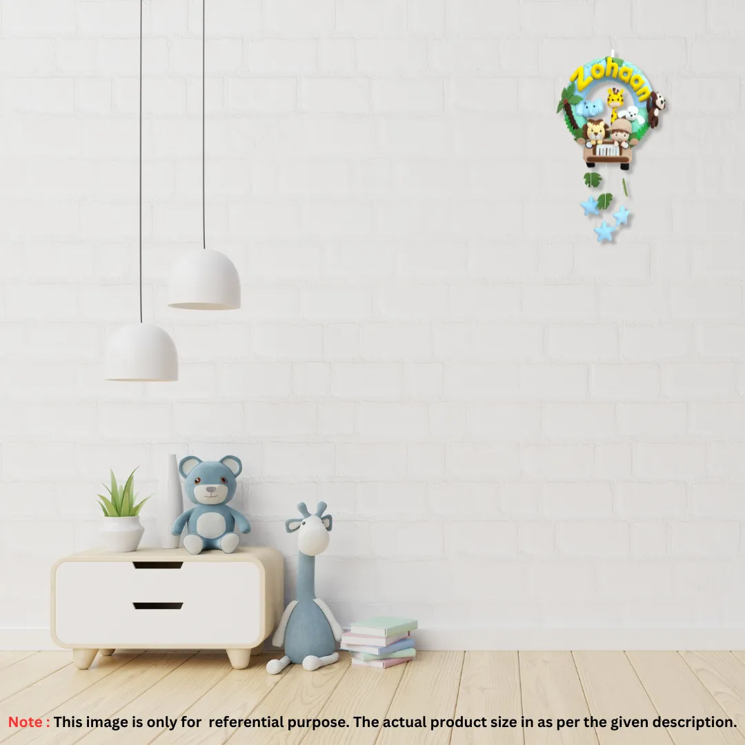 Junior Jeep Safari Personalised Ring Name Hanging