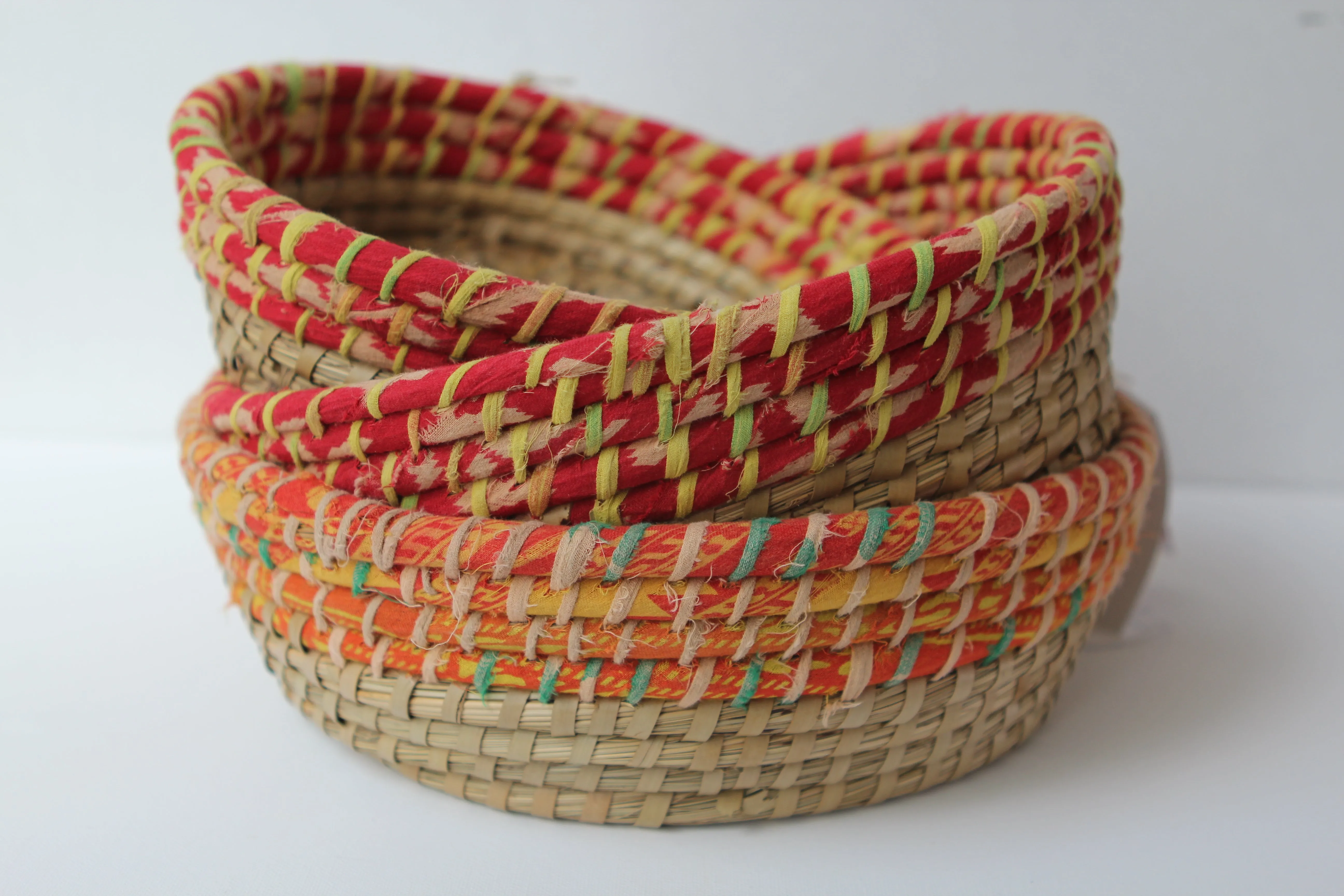 Kaisa Table Basket - Saree Wrap - Medium