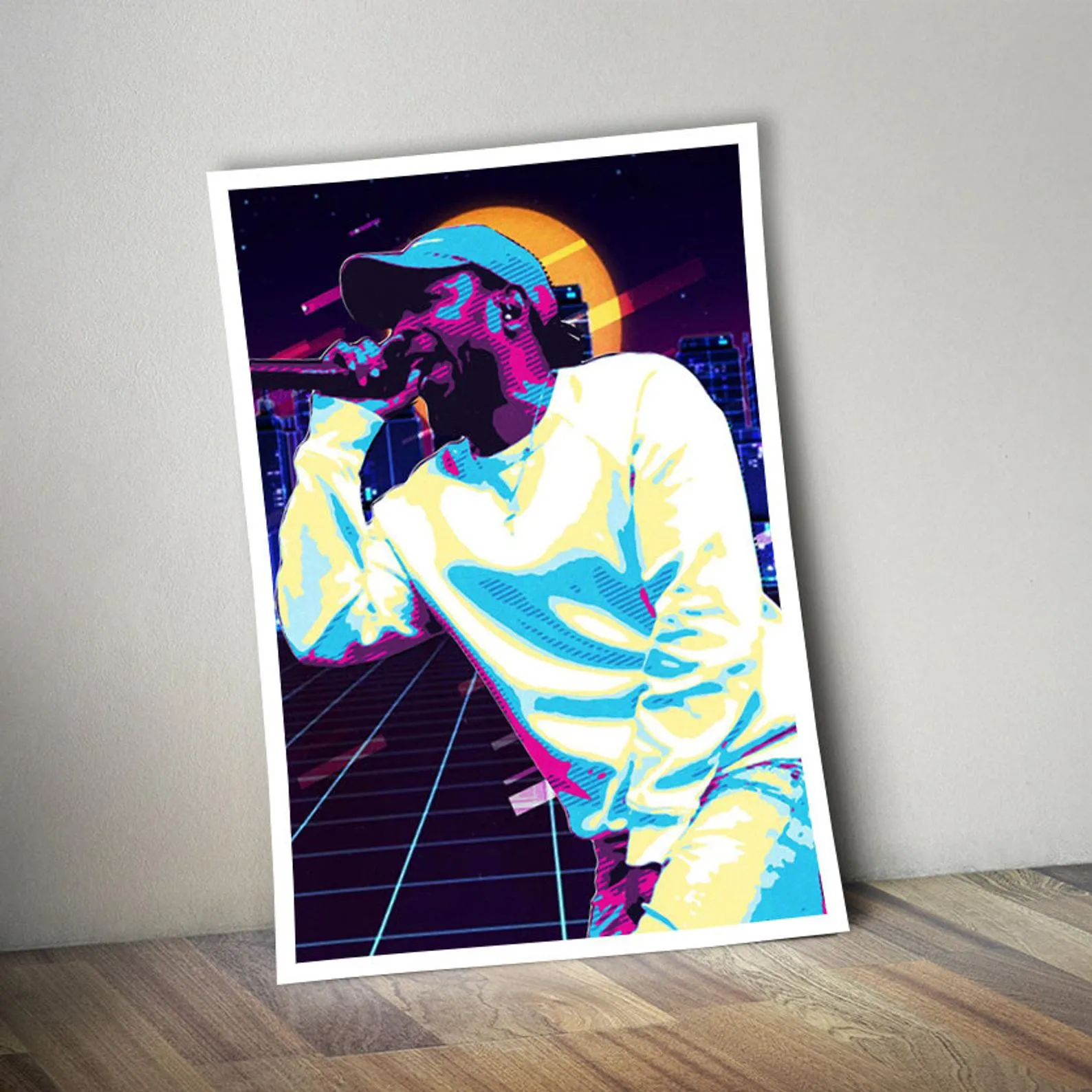 Kendrick Lamar Poster, Custom Music Print, Music Poster, Custom Canvas, Home Decor, Wall Hangings, Pop Music, Hip Hop