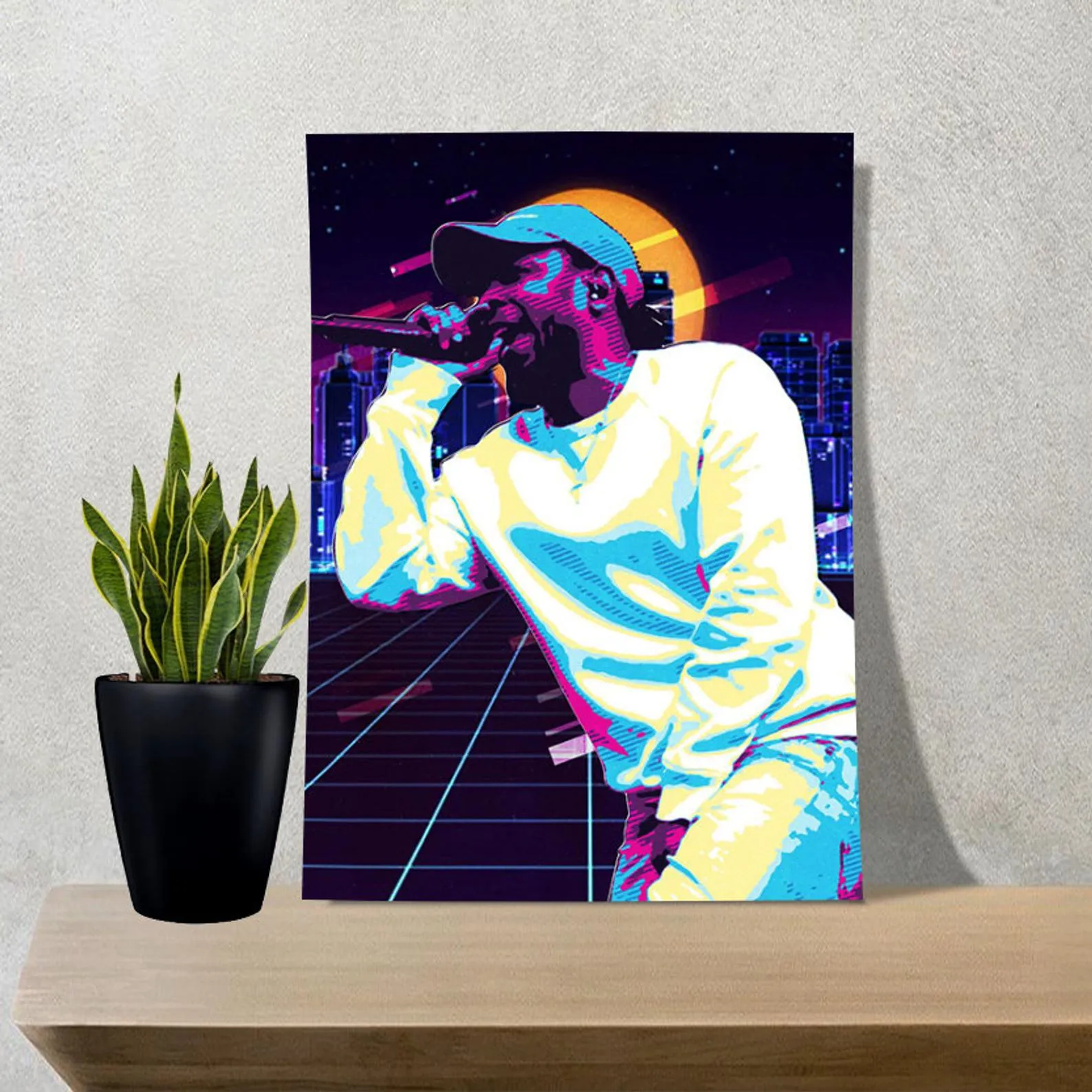 Kendrick Lamar Poster, Custom Music Print, Music Poster, Custom Canvas, Home Decor, Wall Hangings, Pop Music, Hip Hop