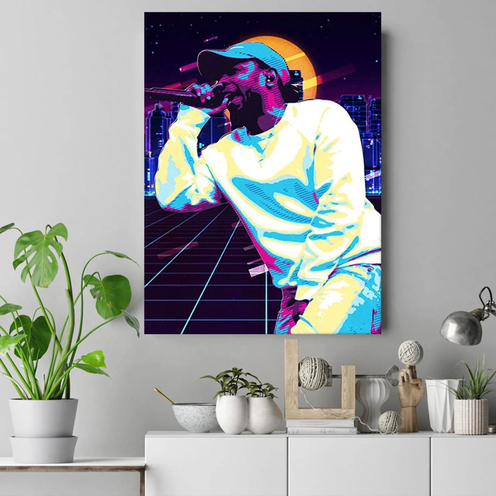 Kendrick Lamar Poster, Custom Music Print, Music Poster, Custom Canvas, Home Decor, Wall Hangings, Pop Music, Hip Hop