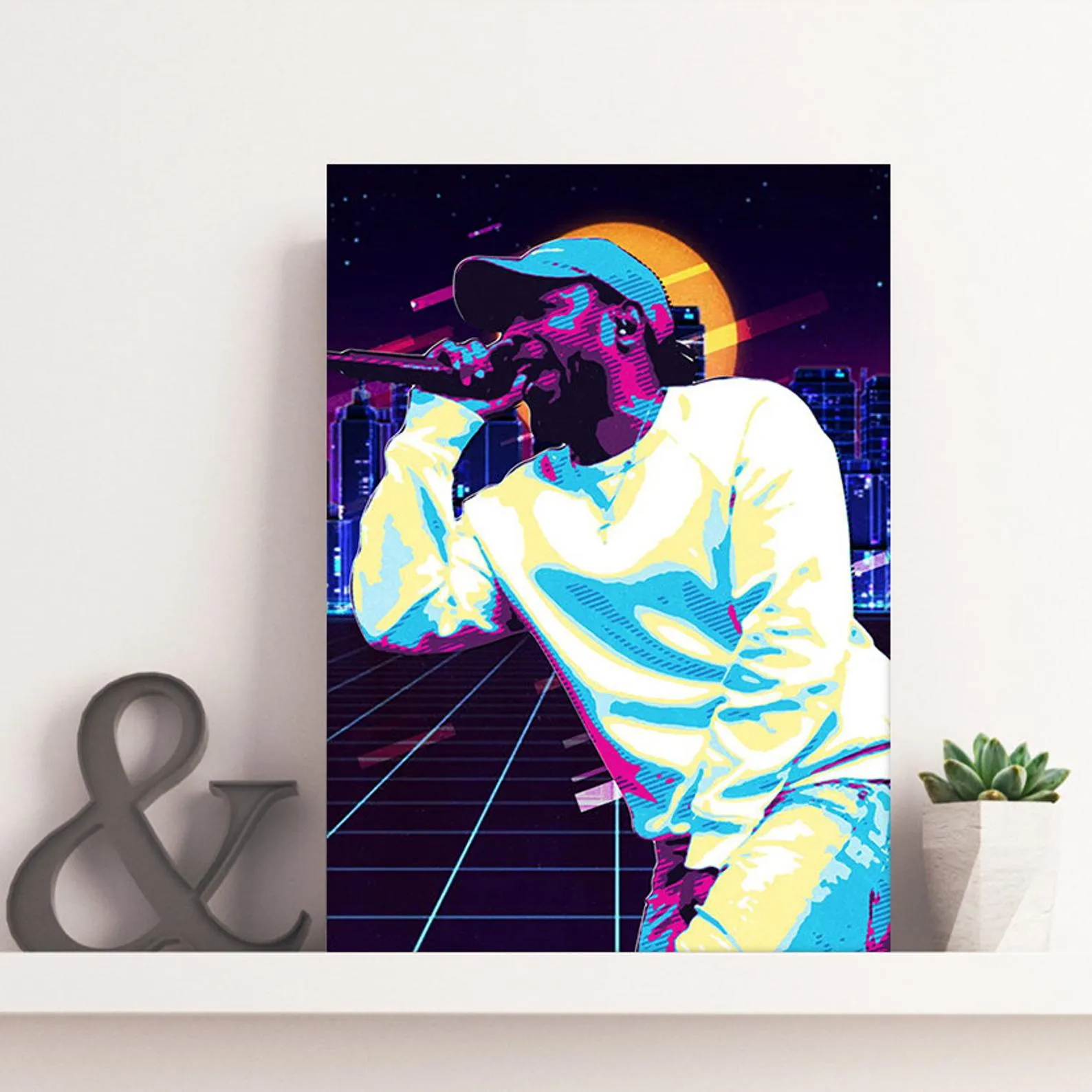 Kendrick Lamar Poster, Custom Music Print, Music Poster, Custom Canvas, Home Decor, Wall Hangings, Pop Music, Hip Hop