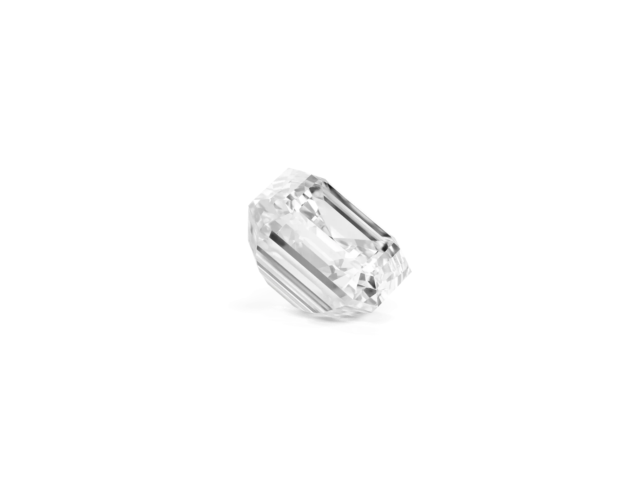 Lab-Grown Loose 2¼ct. Asscher Cut Diamond | White