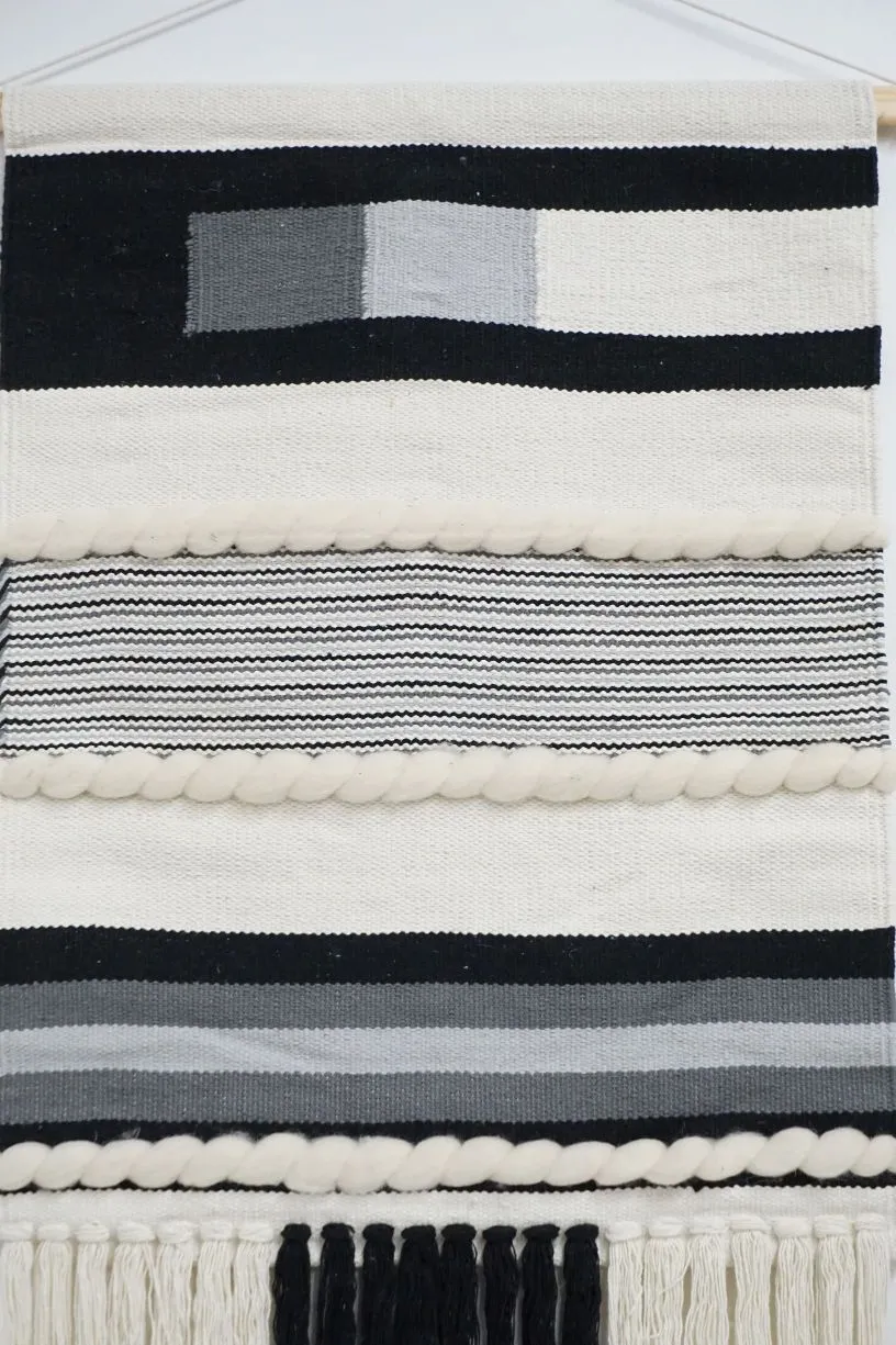 Large Black & White Wall Hanging