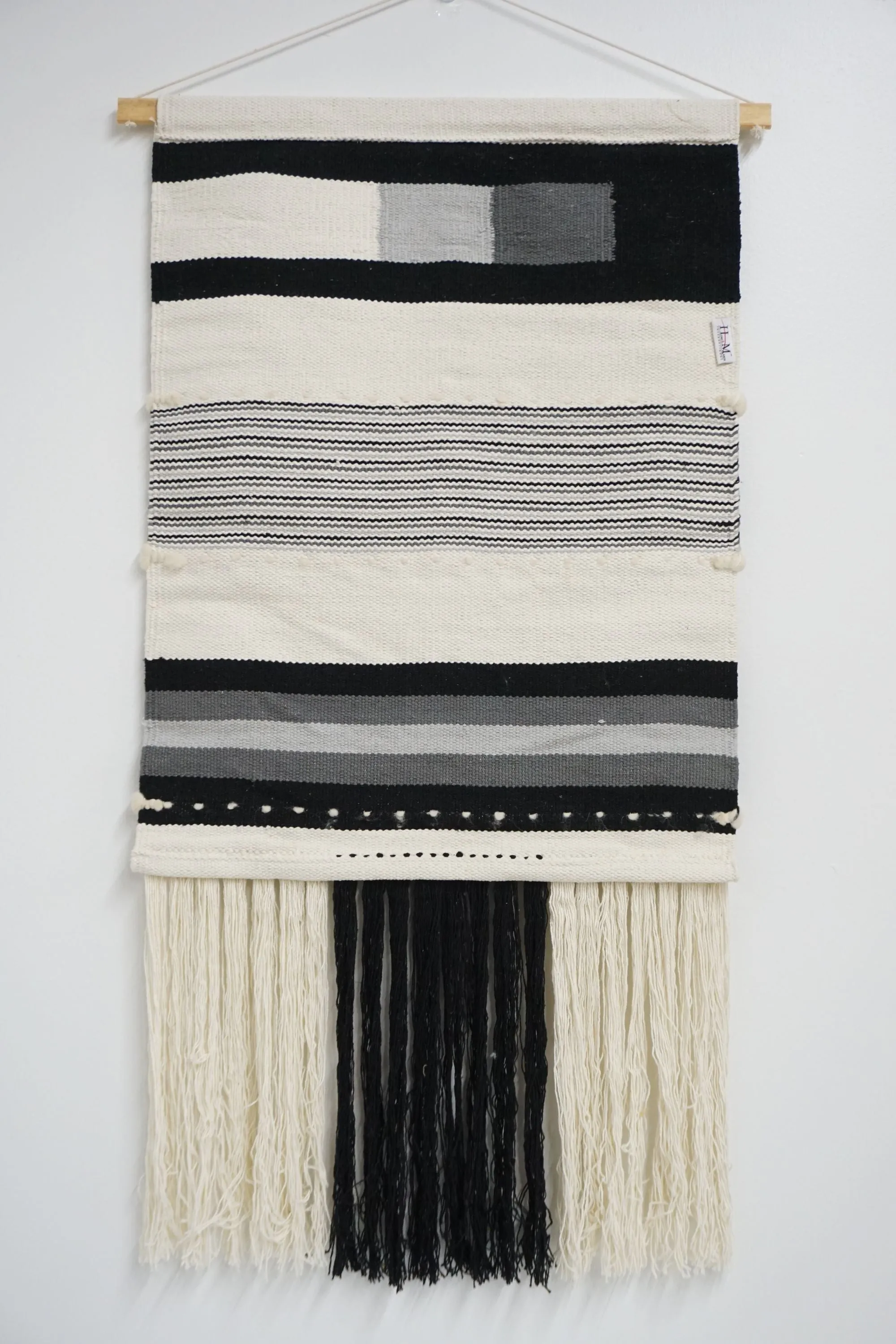 Large Black & White Wall Hanging