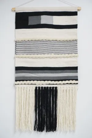Large Black & White Wall Hanging